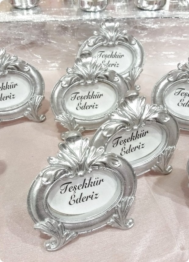 10 lu Çelenk Polyester Çerçeve