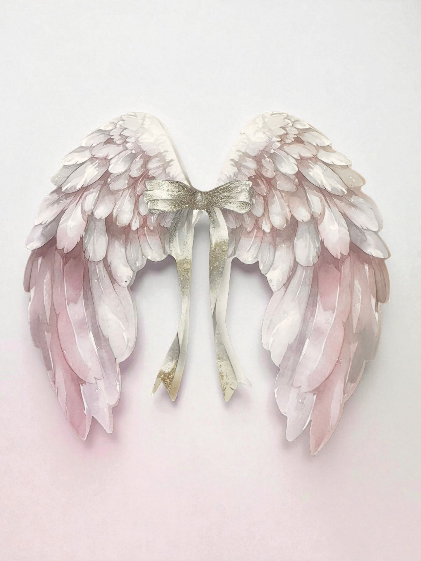 5 Li Çift taraf baskılı melek kanadı figür