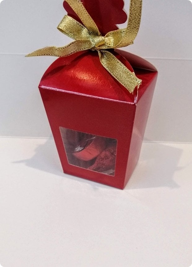 20 Li Pencereli Çerezlik Papatya Karton Kutu