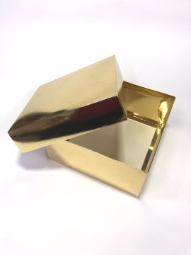 Komple Karton Yılbaşı Hediye Kutusu (20x20x10)