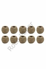 Doğal Jüt İp, Hasır İp, Kırnap İp, Paketleme, Dekorasyon ve Ambalaj İpi 10lu Set, 1000m - 2mm