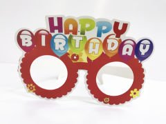 Happy Birthday Doğum Günü Karton Gözlük 6 Adet