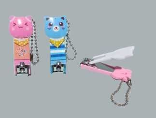 TIRNAK MAKASI KEDİ FİGÜRLÜ PEMBE P10-500