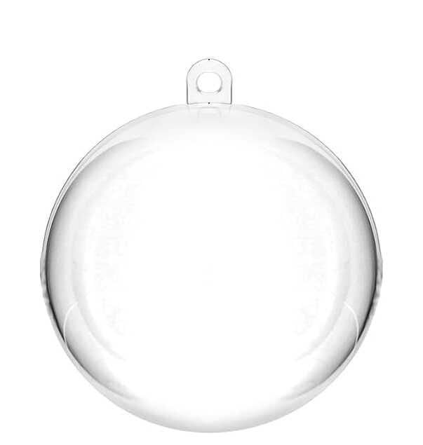 KUTU KÜRE ÇOK AMAÇLI PLASTİK ŞEFFAF 6 CM