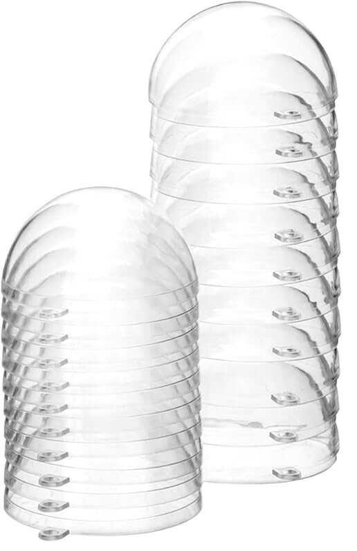 KUTU KÜRE ÇOK AMAÇLI PLASTİK ŞEFFAF 6 CM