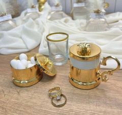 3 lü Yeni model Damat  Fincan Seti