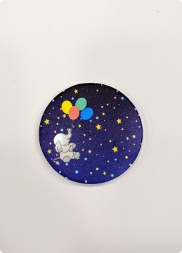 6 Cm UV Baskılı Bebek Yassı Mıknatıslı Açacak