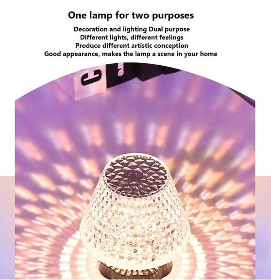 Elmas Led Masa Lambası