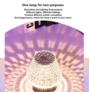 Elmas Led Masa Lambası