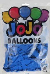 BALON DÜZ 12 İNC (JOJO BALLOONS) KOYU MAVİ PK:100