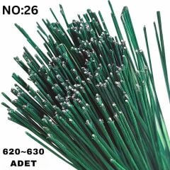 Yeşil Yapay Çiçek Teli, No:26 (0.8 Mm) - Çiçek Aranjman Yapım Teli, 500 gr (620-630 Adet), 60 Cm