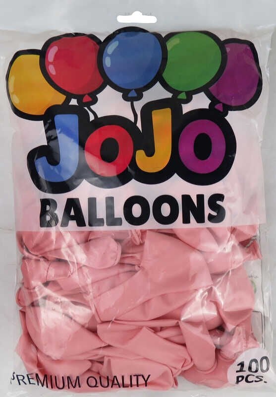 BALON DÜZ 12 İNC (JOJO BALLOONS) MAKARON PEMBE