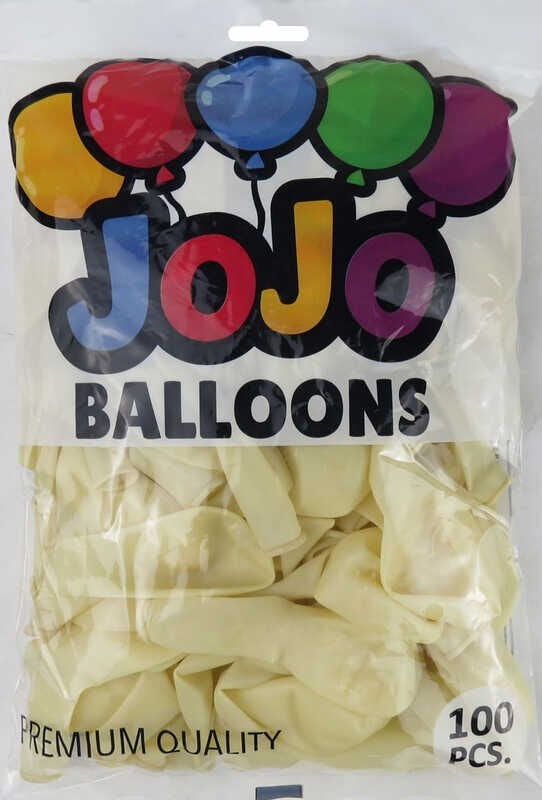 BALON DÜZ 12 İNC (JOJO BALLOONS) ŞEFFAF PK:100