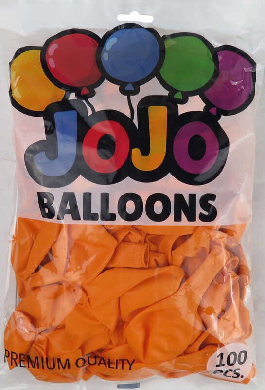 BALON DÜZ 12 İNC (JOJO BALLOONS) TURUNCU PK:100