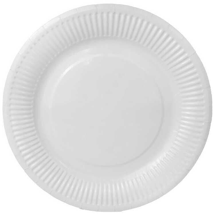 TABAK KARTON BEYAZ 23 CM PK:8 KL:300