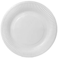 TABAK KARTON BEYAZ 23 CM PK:8 KL:300