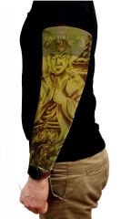 Giyilebilir Kol Dövmesi Çorap Dövme 3D Baskılı Kol Bacak Dövme 2 Adet Model 31