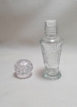50 cc Kristalize Mini Vazo Cam Kolonya Şişesi
