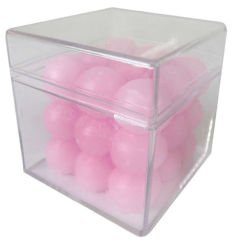 MUM BUBBLE MAKARON PEMBE 4,5X4,5 CM PK:25 KL:400