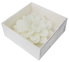 LOTUS , NİLÜFER MUM ASETAT KUTULU BEYAZ