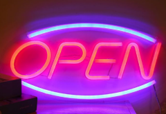 OPEN Yazılı Neon Led