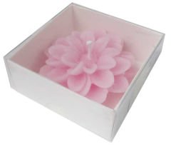 LOTUS , NİLÜFER MUM ASETAT KUTULU PEMBE