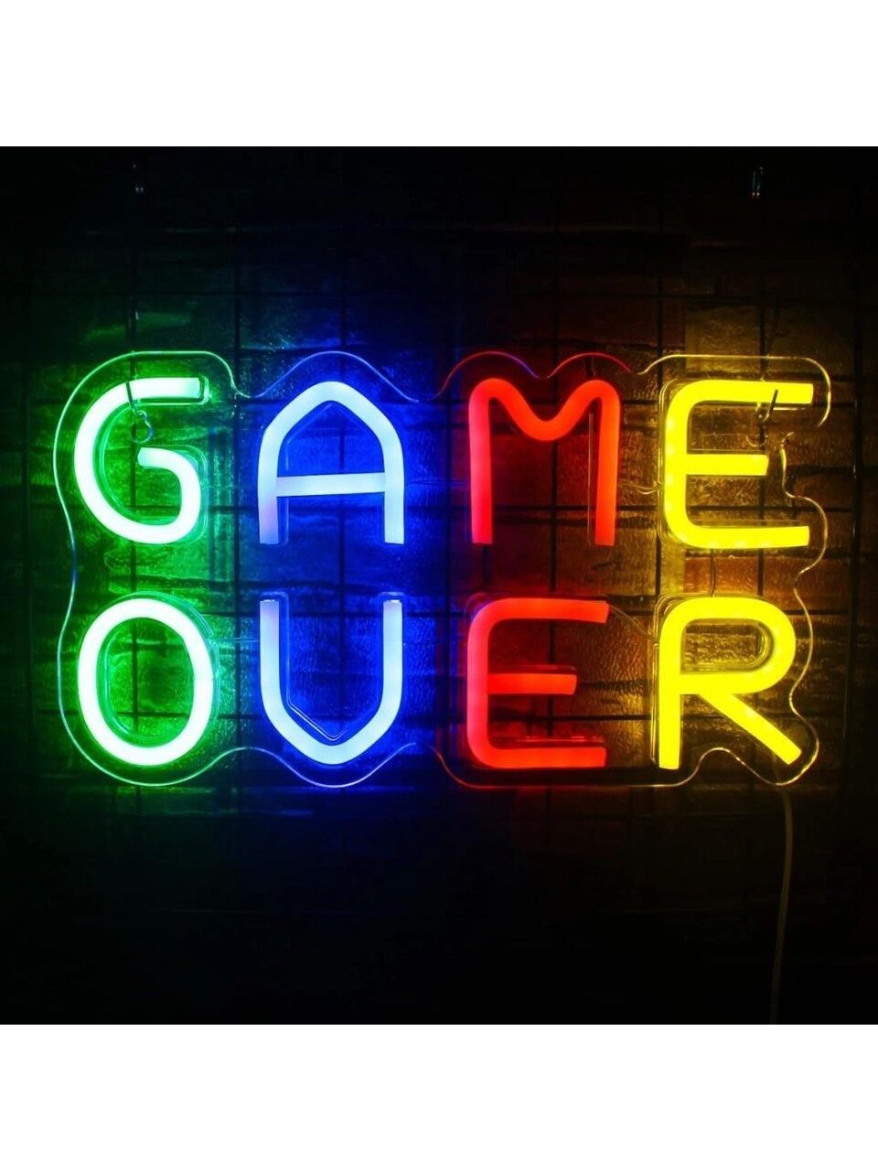 GAME OVER Yazılı Neon Led ışık MZ-N3 | Kapınıza Teslim !!