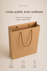 Kraft Karton Çanta 25 x 38 Cm 25 Adet