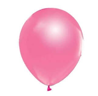 BALON 12'' BASKISIZ PEMBE P100
