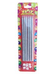 MUM SİMLİ 14CM GÜMÜŞ PK:6 KL:288