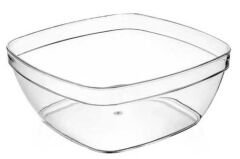 KASE MİKA KARE 160CC ŞEFFAF PK:25 KL:40