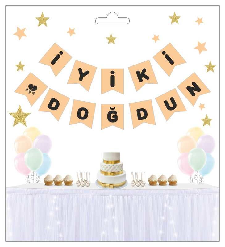 FLAMA İYİKİ DOĞDUN MAKARON SOMON PK:1