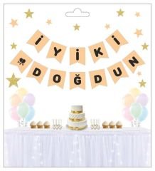 FLAMA İYİKİ DOĞDUN MAKARON SOMON PK:1