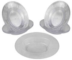 TABAK KASE KRİSTAL MİKA OVAL ŞEFFAF PK:10 KL:30