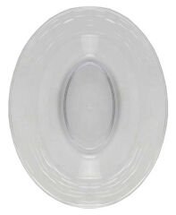 TABAK KASE KRİSTAL MİKA OVAL ŞEFFAF PK:10 KL:30