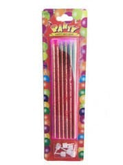 MUM SİMLİ 14CM KIRMIZI PK:6 KL:288
