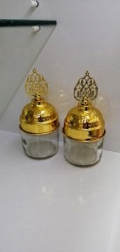 10 Lu Pvc Dövme Güneş Tepelikli 106 CC Cam Kavanoz