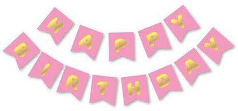 FLAMA HAPPY BIRTHDAY SET PEMBE PK:1 KL:300