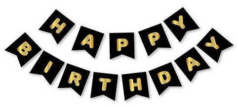 FLAMA HAPPY BIRTHDAY SET SİYAH PK:1 KL:300
