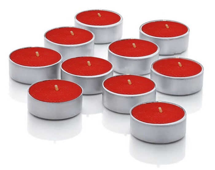 MUM TEALİGHT KOKULU KIRMIZI PK:100 KL:10