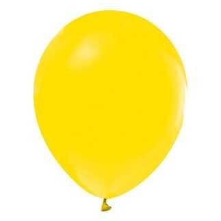 BALON 12'' BASKISIZ SARI P100