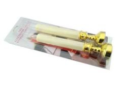 MUM ŞAMDANLIK PİLLİ 25 CM KREM PK:2 KL:60