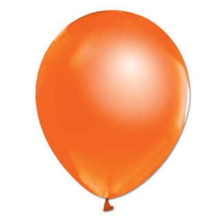 BALON 12'' BASKISIZ METALİK TURUNCU P100