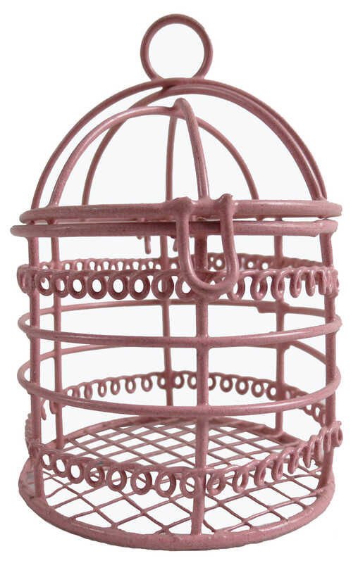 KUŞ KAFESİ PEMBE PK:10-KL:500