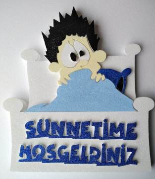 Yatakta Sünnetime Hoşgeldiniz Strafor