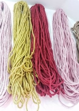 50 Mt.Renkli Örgü Jüt İp Top