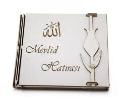 15x17 cm Yasinli Tesbihli Mevlid Hatırası Hediyelik