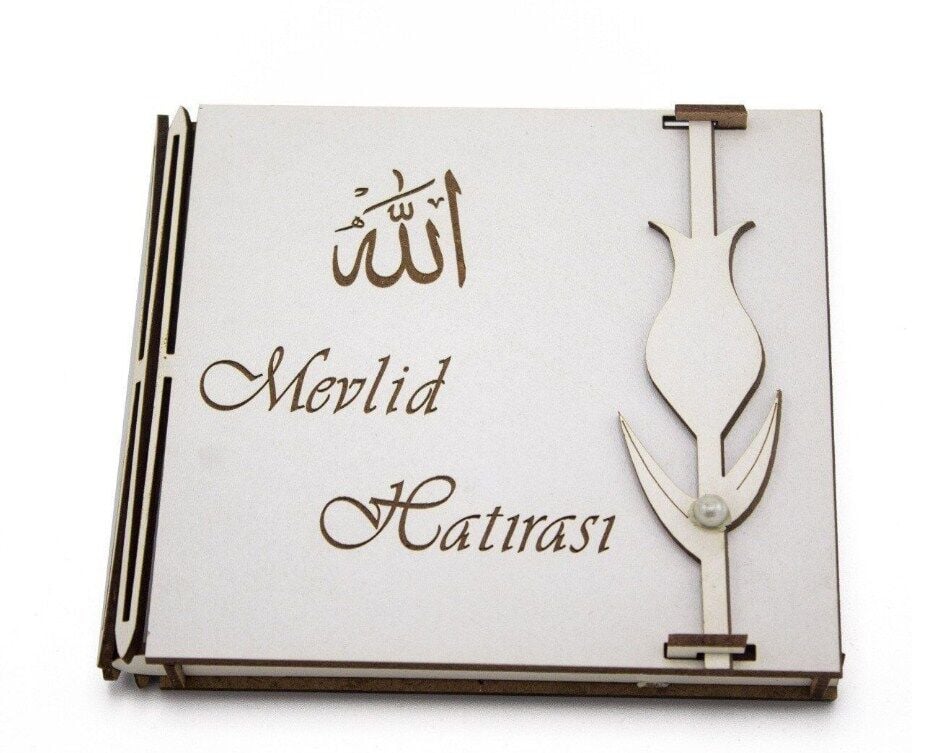 15x17 cm Yasinli Tesbihli Mevlid Hatırası Hediyelik