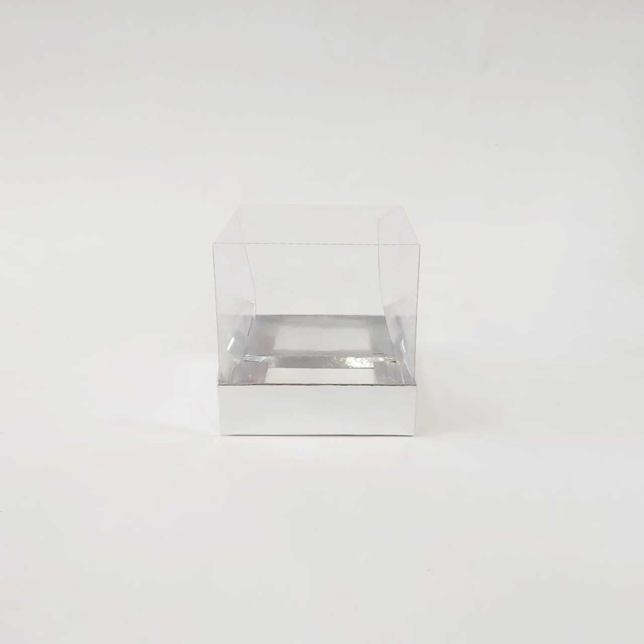 10x10x10 cm Altı Karton Üstü Asetat Kutu