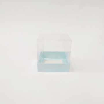 10x10x10 cm Altı Karton Üstü Asetat Kutu